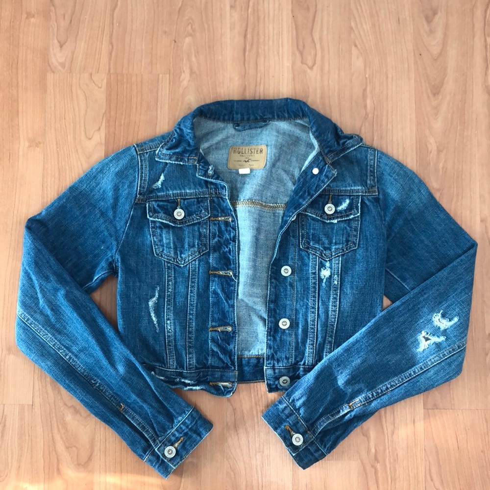 Hollister Girl’s Cropped Jean Jacket
